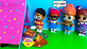 Мы нашли ЭТО в лесу😱😱😱 Куклы ЛОЛ сюрприз веселая ШКОЛА смешные мультики LOLHARIBO Даринелка