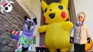 Собачки против супергероев.