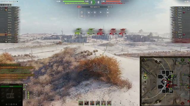 World of Tanks, Ghost Town, Type-64 Tier 8 score in a Tier 6 tank смотреть онлайн