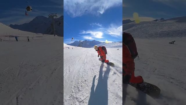 Полный спуск в Гарабаши 3500м. Эльбрус 20.12.2023г. Insta360 смотреть онлайн