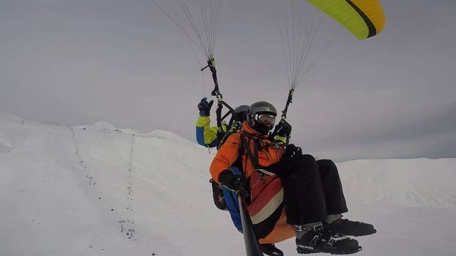 12022020 ParaTourYes gudauri paragliding полет гудаури بالمظلات، جورجيا بالمظلات смотреть онлайн