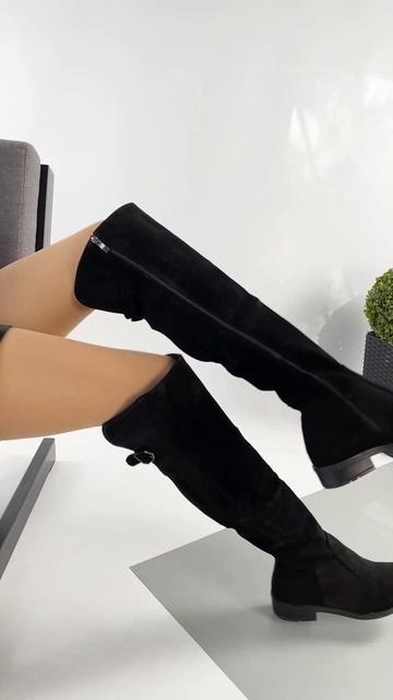 Стильні зимові Ботфорти 💛💙🏆 смотреть онлайн