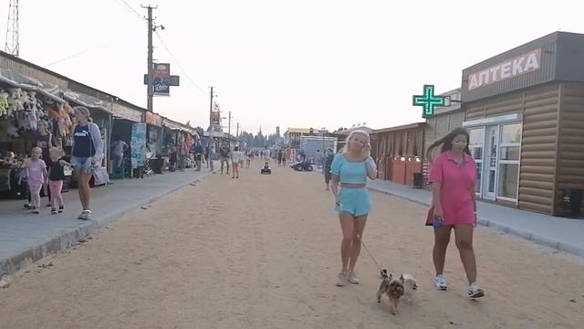 Арабатська стрілка. Щасливцеве. 29 Серпня 2021. Вечірня велопрогулянка. смотреть онлайн