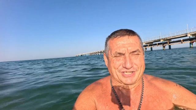 #Анапа. Сегодня 08.08.2024. Чёрное море.Пляж «ЭЭЛАДА». Утро 7.00. Воздух 22. Море 26. Купание. смотреть онлайн