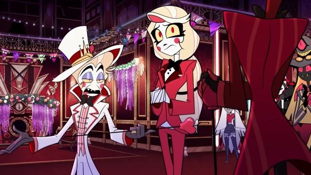 Первая встреча Люцифера и Аластора / Аластор послал Люцифера / Дубляж от @NDProd / Отель Хазбин смотреть онлайн