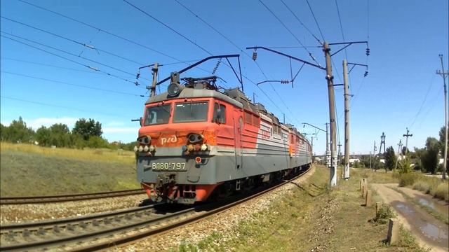 "Перегонка ВЛ80С". Лискинские ВЛ80С-342А/888 и ВЛ80С-792/797Б. смотреть онлайн