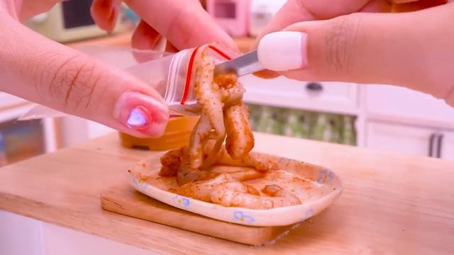 YummyMiniature Puffer Fish Curry Recipe Cooking Blow Fish with Rice in Mini KitchenASMRVideo#youtub смотреть онлайн