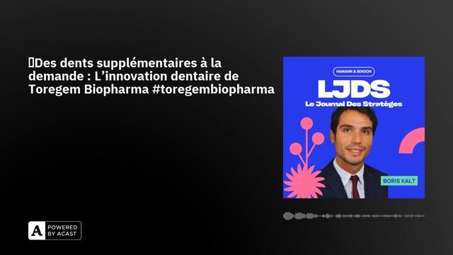 🦷Des dents supplémentaires à la demande : L'innovation dentaire de Toregem Biopharma #toregembio... смотреть онлайн