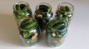 Маринованные огурцы с зёрнами горчицы 😋
