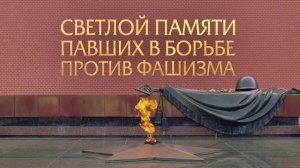 Светлой памяти павших в борьбе против фашизма. Минута молчания 9 мая.