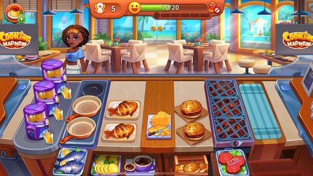 Cooking Madness - Kitchen Frenzy уровень 27-1! Все клиенты остались довольны!
