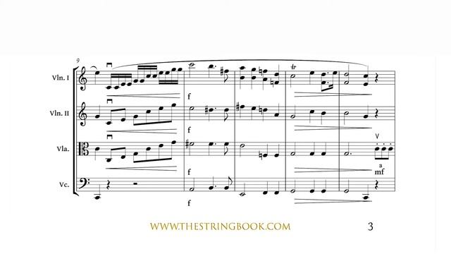 F. Mendelssohn - Wedding March (String Quartet Score) смотреть онлайн
