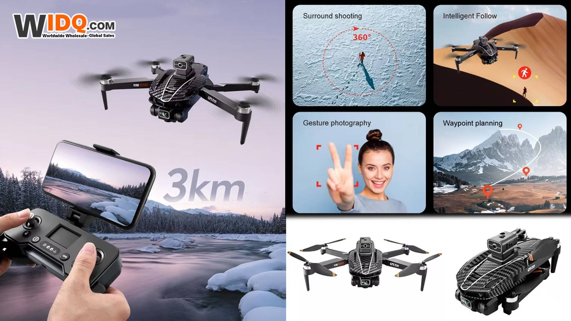 🚁 Профессиональный 4K GPS-дрон 🌍