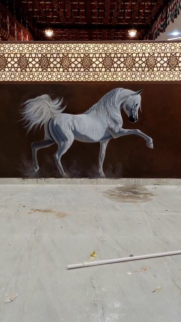 Horse painting on wall. 🎨🖤 #art #arte #artist #arts #artwork #color #grafitti #paint #painting смотреть онлайн