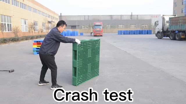 #shorts Longshenghe heavy duty plastic pallet crush test смотреть онлайн