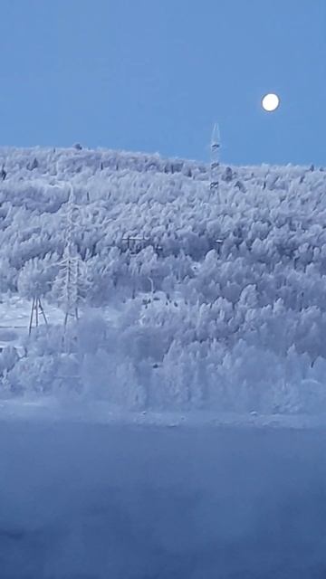 Как красиво зимой в г.Кола ,Мурманской обл смотреть онлайн
