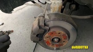 Замена передних тормозных колодок Лада Калина #doRABOTKALINA doRABOTKA