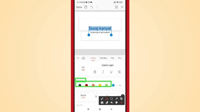How to Change Text Colour in PPT Presentation file on WPS Office App смотреть онлайн