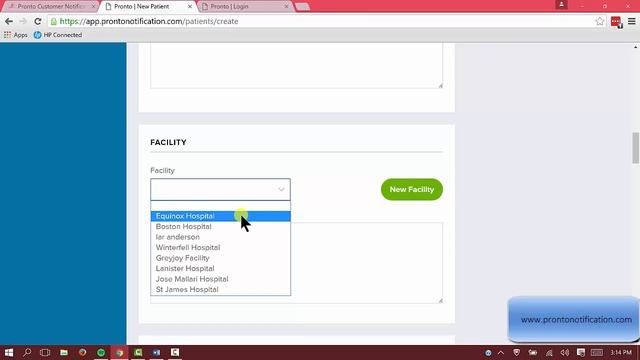 How to add patient in Pronto Customer Notification Application (NPWT Pump Rental) смотреть онлайн