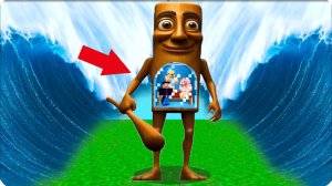 💔 ПОСТРОИЛИ ДОМ ВНУТРИ ТУНГ ТУНГ ТУНГ САУРА Против ЦУНАМИ в МАЙНКРАФТ! НУБИК