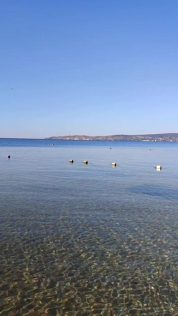 утренний пляж в Приморском,Крым смотреть онлайн