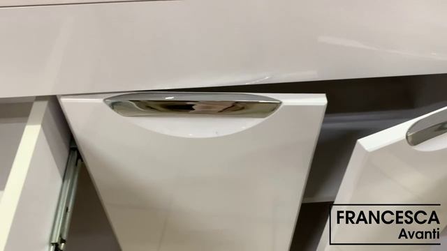 Тумба с раковиной Francesca Доминго 120 белый (2ящ+4дв, ум. Milen 120) смотреть онлайн