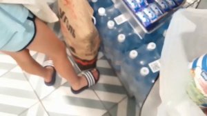 Оплата в автоматическом кассе в Пятёрочке