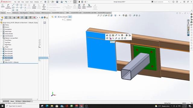Solidworks EP4 : สอนทำ Design Library -ใช้สิ่งนี้จะประหยัดเวลาได้เกินครึ่ง смотреть онлайн