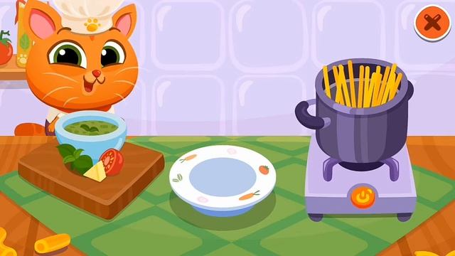 Ресторан котика Бубу. Kids Cooking Game. Fun Bubbu Restaraunt