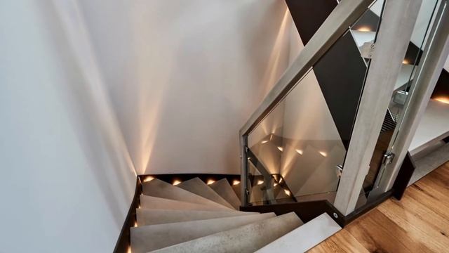 HPL Treppe (Beton, Rost Und Glas) / лестница из HPL (бетон, ржавчина и стекло) / HPL Staircase