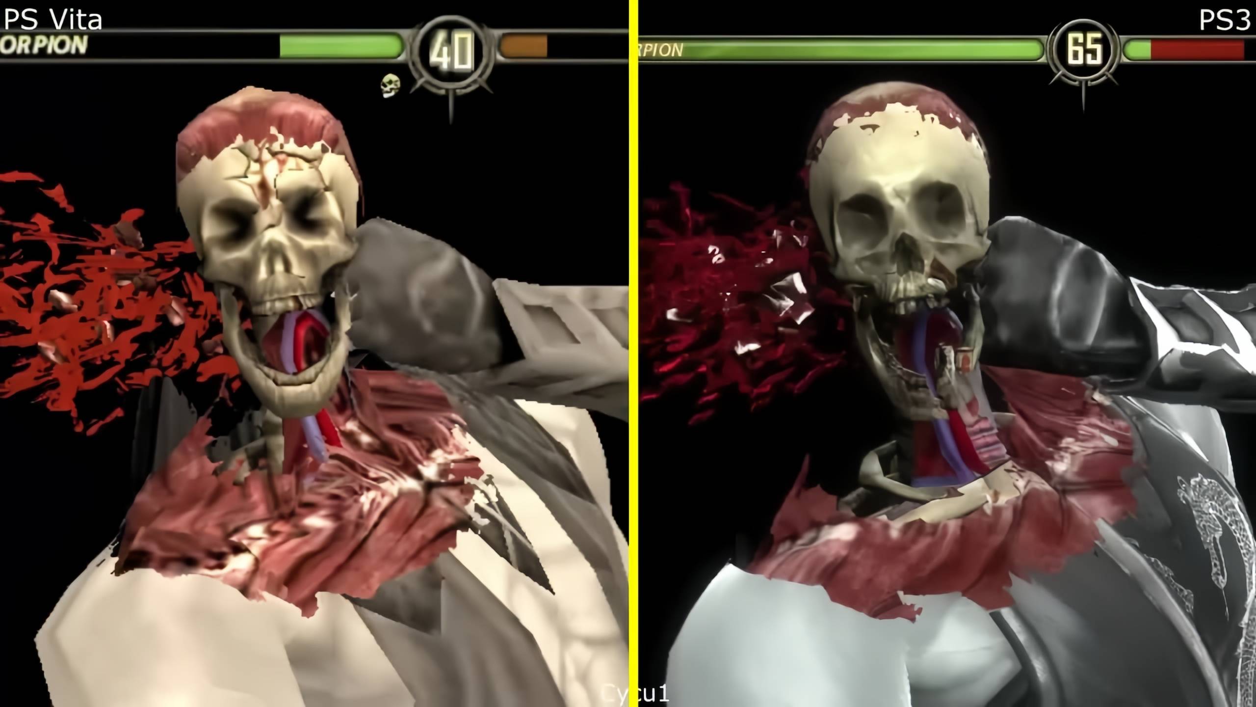 Mortal Kombat PS Vita vs PS3 | Сравнение Графики смотреть онлайн