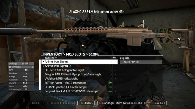 Fallout 4 Mod I AXMC .338 LM bolt-action sniper Mod Showcase смотреть онлайн