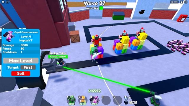 NERFED Cupid BOW Woman *STILL* SOLOS NIGHTMARE Mode!! (Toilet Tower Defense) смотреть онлайн