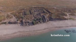 Греко Скифская крепость городище Беляус Крым 2015 с высоты птичьего полета