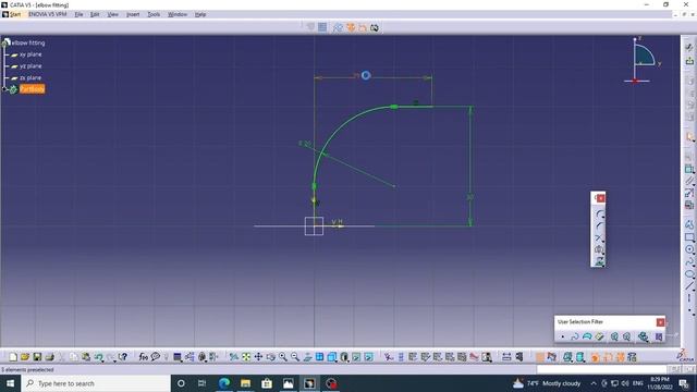 Modeling pipe elbow fitting in catia for beginners смотреть онлайн