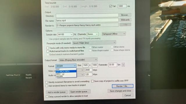 REAPER quick-tip #2: How to Render MP4 in REAPER смотреть онлайн