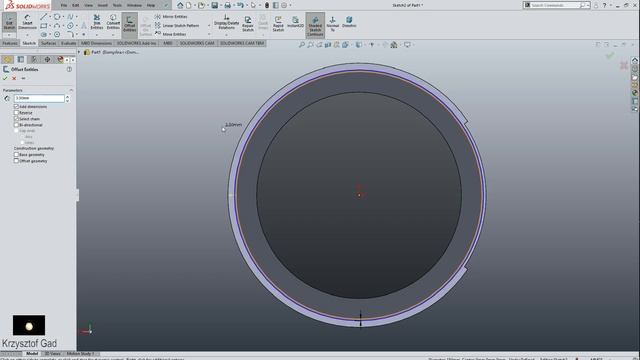 SOLIDWORKS 2019 - BASE FOR POT - COFFEE MACHINE смотреть онлайн