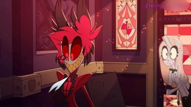 Сцена с дверью|Первое появление Аластора в Отеле Хазбин|Hazbin Hotel 0 серия#alastor#аластор#момент смотреть онлайн