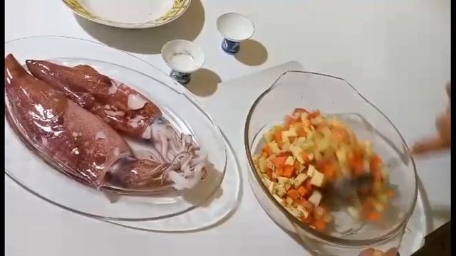 Stuffed Squid / Relyenong Pusit (Nanay anong pagkain natin) смотреть онлайн