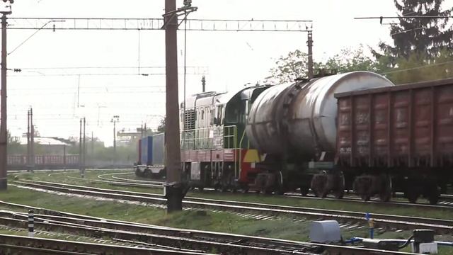 ЧМЭ3-1190 на горке ст. Казатин смотреть онлайн