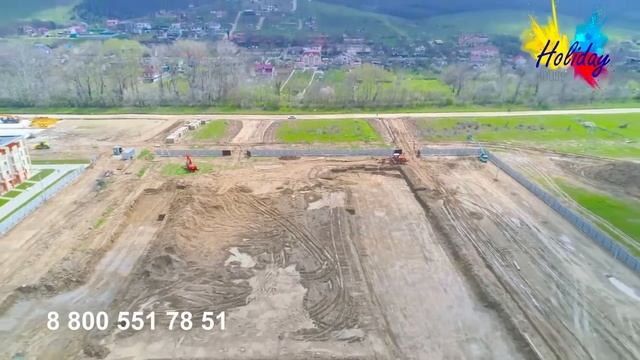 Ход строительства ЖК Holiday HOUSE апрель 2021 года смотреть онлайн