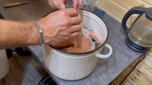 Солим кижуч в домашних условиях семужным посолом. Это очень вкусно!🤗