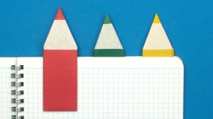 Как сделать Закладку для Книг из бумаги | Простая оригами Закладка своими руками