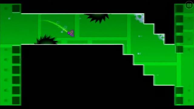 Прохождение уровня в "Geometry Dash" level 11 clutterfunk смотреть онлайн