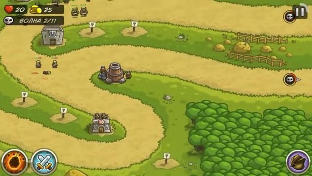 Первое прохождение. kingdom rush #1 смотреть онлайн