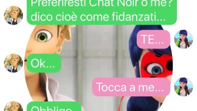 Chat tra Adrien e Marinette Miraculous❤️ смотреть онлайн