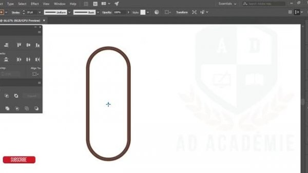 Illustrator Bangla Tutorial: Round Rectangle logo idea | রাউন্ড রেক্টেঙ্গেল দিয়ে লোগো আইডিয়া
