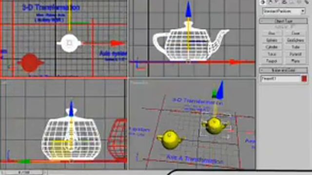 tutorial belajar 3d max # bahasa indonesia # 02 Axis & 3D Transformation смотреть онлайн