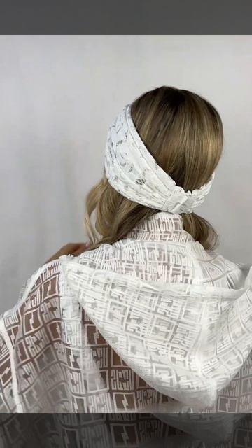 Чалма ажурная летняя (Арт. 3041911ПОВЯЗКА БЕЛЫЙ) смотреть онлайн