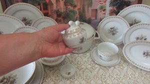 Чешский столовый сервиз Ностальгия /  ?  / .Моя коллекция фарфора.